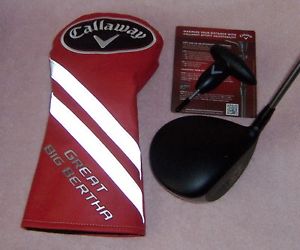 2016 CALLAWAY GREAT BIG BERTHA 10.5° DRIVER RH W/KUROKAGE R FLEX COVER & TOOL