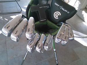 Cleveland 588Mt Face Forged 4-Gw Irons, CG16 Wedge,Smart Square Putter