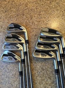2015 Callaway Apex Forged Iron Set, 4-PW & AW, XP95 R300, Right Handed