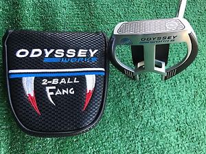 Odyssey Works Versa 2-Ball Fang Putter With Head Cover