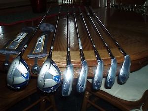 NEW COBRA FLY-Z XL #5, #6 HYBRIDS, 7-PW/SW IRONS - GRAPHITE/STEEL - RH - STIFF