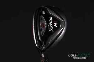 Titleist 816H1 3 Hybrid 21° Stiff Left-Handed Graphite Golf Club #2830