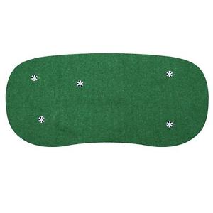 6 ft. x 12 ft. Indoor/Outdoor Synthetic Turf 5-Hole Practice Putting Golf Green