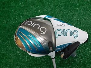 PING 2015 Rhapsody 12* Womens Driver ULT220 Ladies with Headcover & Tool