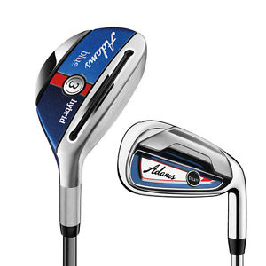 Adams Blue  RH Combo Iron Hybrid Set 3,4 Hybrid, 5-PW M Flex