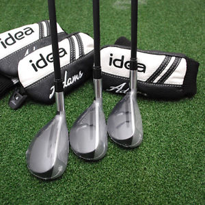 Adams Golf New Idea 4h+5h+6h Hybrid 3pc Matching SET Graphite Regular Flex - NEW