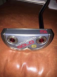 SCOTTY CAMERON GOLO 6 PUTTER  34inch W/ STOCK GRIP AND HEADCOVER