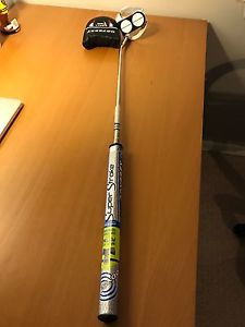 2016 Odyssey Works Tank Versa 2-Ball Lined Fang Putter 35" with SuperStroke Grip