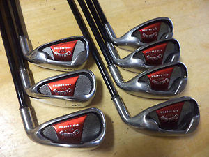 2008 CALLAWAY Big Bertha 4,5 i-brid & 6-PW IRONS IRON Set 4-PW Graphite Seniors