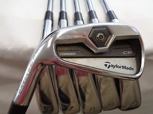 Left Handed Taylormade Tour Preferred CB Forged 5-PW Irons Regular Flex Used LH