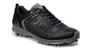 ECCO 2016 Mens Biom G2 Hybrid Black/Transparent Waterproof Leather Golf Shoes 46