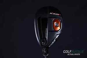 Cobra King F6 Black 3-4 Hybrid Regular Left-Handed Graphite Golf Club #3415