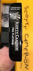 Scotty Cameron Custom Shop Pro Platinum Coronado Mid Slant Putter / NEW / RH