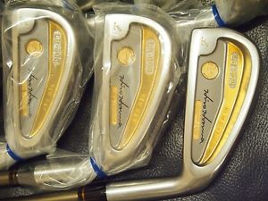 Brand New Honma Ladies New H&F LB606 5stars 24K goldline golf iron Mint!