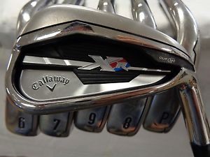 Callaway XR 5-PW Iron Set Project-X 5.5 Firm Flex Graphite Used RH Irons