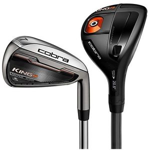 Cobra Golf Clubs King F6 Combo 4H, 5H, 6-Pw, Aw Iron Set Senior Graphite Value