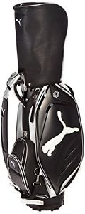 [Puma Golf] PUMA GOLF caddy bag CB tour drive 867 508 02 (Black * White)