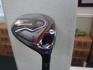 2015 BRAND NEW GREAT BIG BERTHA FAIRWAY WOOD # 3 KUROKAGE  LIGHT / SENIOR FLEX