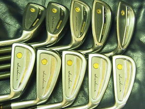 Honma Mens LB606 H&F golf iron 18K gold 4star Rare Shaft Great !