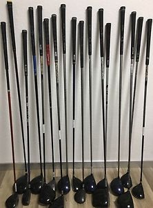 17 Stück Golfschläger Driver Mizuno Callaway Mac Gregor Set Test Club GOLF