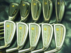 Honma Mens LB606 H&F golf iron 18K gold 4stars, Feather Weight Great !