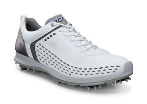 NEW MENS ECCO BIOM G2 CLEATED GOLF SHOES - 9-9.5/ EUR 43 - AUTHENTIC $240