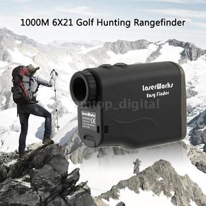 1000M LW1000SPI 6X21 Waterproof Golf Rangefinder Laser Speed Distance Meter S1P6