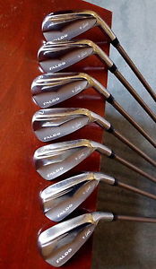 Faldo By Edel Forged Irons Blades 4-PW RARE! Steelfiber i110cw X XS Extra Stiff