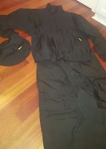 Zero Restriction GoreTex Mens Rain/Wind Suit BLACK Size XL Jacket size L Pants