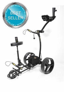 2017 Black Bat Caddy X4R Li Remote Electric Golf Cart+Accessory