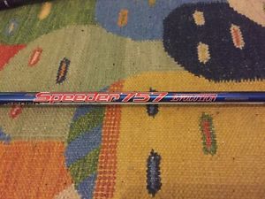 Tour Issue Fujikura Speeder 757 Evolution 7.1 Flex-X Driver shaft Nike adapter