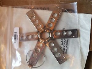 New Super Rare Scotty Cameron Handmade Welded SNOWFLAKE Six Key Chain