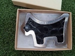 Used Scotty Cameron Belt Buckle Scott Dog Limited Edition Alligator Inlay