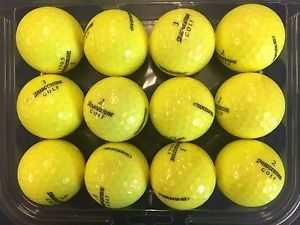 100 BRIDGESTONE B330 RX (YELLOW) MINT CONDITION GOLF BALLS AAAAA