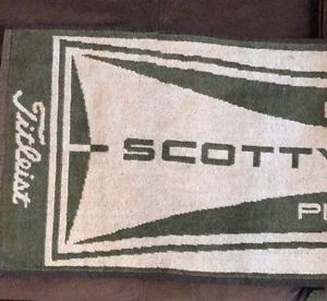 SCOTTY CAMERON / TITLEIST GREEN AUGUSTA MASTERS GOLF TOWEL   - RARE - NEW