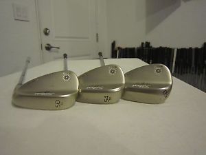Titleist Vokey SM5 Gold Nickel Wedge Set SM-5 - 50* - 54* - 58* - Steel