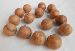 GS15 Handcrafted St Andrews Signed Vintage Featherie Golf Ball leather feathery