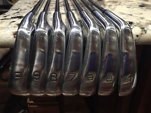 MINT MIZUNO JPX 850 FORGED 4-PW IRON SET TRUE TEMPER XP105  S300 STIFF FLEX RH