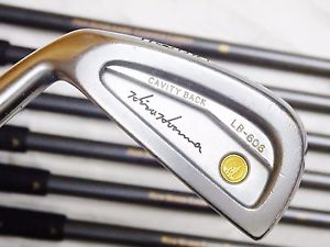 3star Gold Lefty Left-Handed HONMA LB-606 8pc R-flex IRONS SET Golf Clubs inv