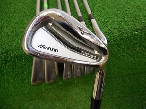 USED RH MIZUNO MP-54/H4 3-9 COMBO IRON SET KBS TOUR EXTRA STIFF FLEX STEEL RH