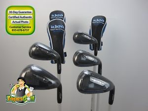 2015 Adams IDEA Tech Hybrid Iron Set 4-G Fubuki Lite Senior Flex Headcovers 1705