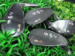 YURURI JAPAN KEIGEKIKU TARGET SPIN FORGED 41, 45, 57, 61 WEDGE SET x4 Heads Only