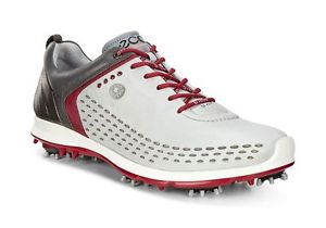 NEW MENS ECCO BIOM G2 CLEATED GOLF SHOES - 8-8.5/ EURO 42 - AUTHENTIC - $240