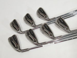 -LH- PING G25 Purple Dot IRONS (4-PW) IRON SET w/ CFS Steel STIFF Flex