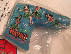 BNIB Scotty Cameron 2010 Hula Girl Blade Putter Headcover Cover