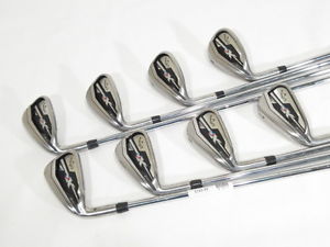 -LH- CALLAWAY 2015 XR IRONS (4-PW,AW) IRON SET w/SpeedStep 80 Steel REGULAR Flex