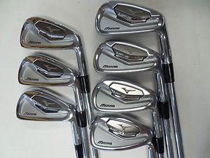 USED MIZUNO MP-15 MP15 IRON SET 4-PW KBS C-TAPER 120 STIFF FLEX STEEL IRONS