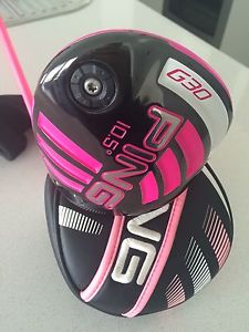 BUBBA WATSON PINK PING G30 DRIVER 1O.5 DEGREE WITH STIFF S LIMITED EDITION SHAFT