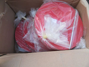 6 - Standard Golf # 09050 Red Recycled Rubber Fairway Distance Marker 11 in.