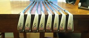 Titleist 710 AP2 Forged 3-PW Iron Set Dynamic Gold S300 Stiff Steel Used RH